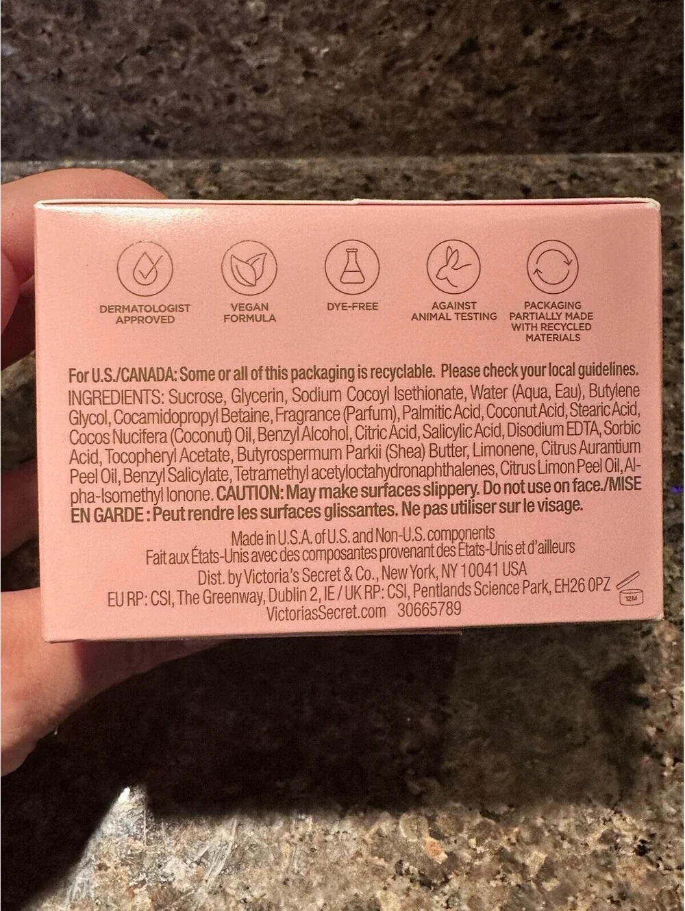 Victoria's Secret Feel Calm Coconut Milk Rose Whipped Body Scrub New Sealed